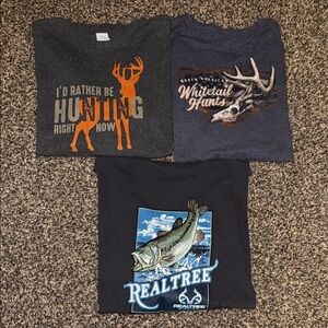 Men’s Hunting Graphic T-Shirts - Set of 3